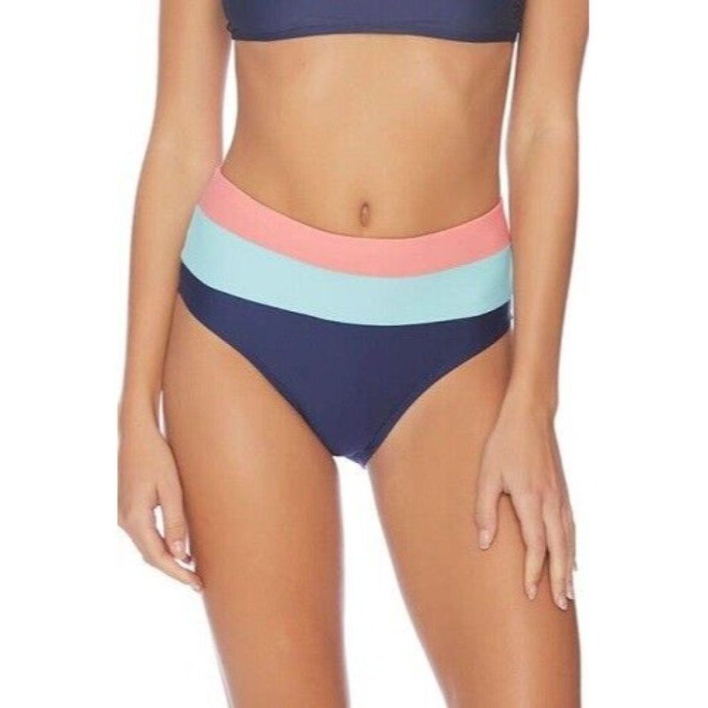 Splendid NWOT S In The Groove Colorblock High Waist Bikini Bottoms